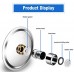 Rain Shower Head  High Pressure 8 In SUS 304 Stainless Steel Rainfall Bathroom Powerful Spray Shower Heads  Adjustable Metal Swivel Ball Joint - For the Best Relaxation and Spa (Chrome) - B07GNCL9LM